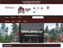 Tablet Screenshot of kingfeed.net